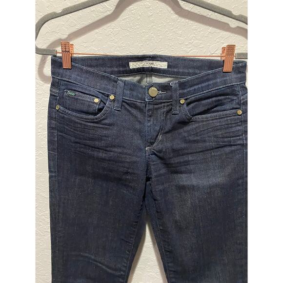 Joe's Jeans Women's Dark Wash Rocker Bootcut Jeans Size 27 low rise y2k - Picture 5 of 10